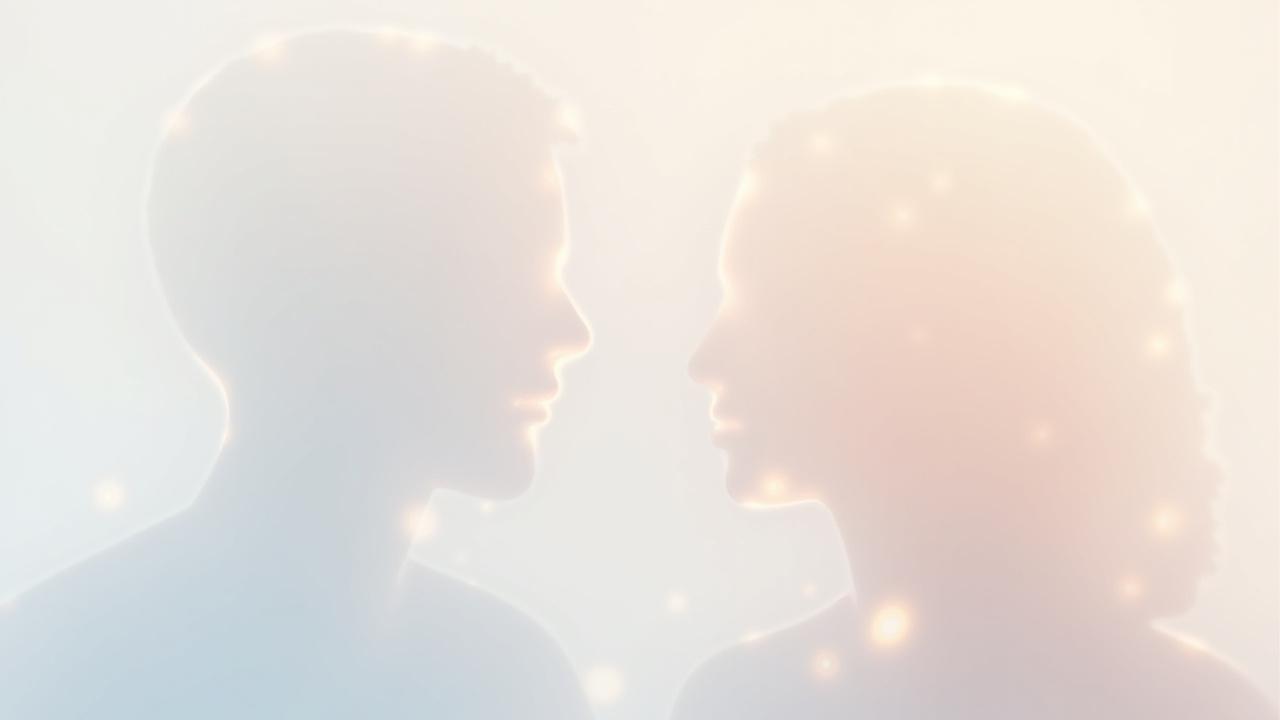 Abstract depiction of interconnected profiles, signifying a diverse community of adults 35+ interacting digitally.